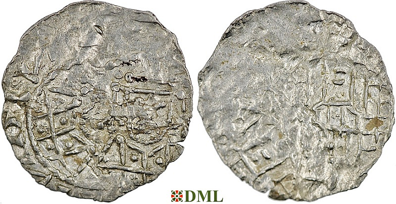 Денарий, Германия, Бавария, Heinrich IV (1084-1106), м.д. Regensburg, Hahn 1976, 60