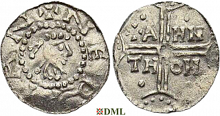 Денарий, Германия, Нижняя Лотарингия, Hermann (1020-1051), м.д. Emden, Dbg. 772