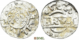 Денарий, Германия, Нижняя Лотарингия, Bruno III (1050-1057), м.д. Dokkum, Ilisch 2000, 21.19
