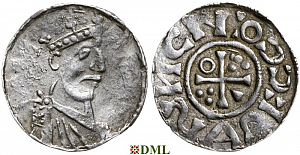 Денарий, Германия, Бавария, Konrad II (1025-1039), м.д. Regensburg, Hahn 1976, 33.5