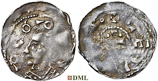 Денарий, Германия, Нижняя Лотарингия, Theoduin (1048-1075), м.д. Ciney, Ilisch 2014, 29.6