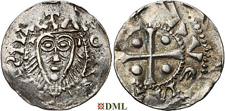 Денарий, Германия, Нижняя Лотарингия, Konrad II (1024-1039), м.д. Deventer, Ilisch 2000, 1.11