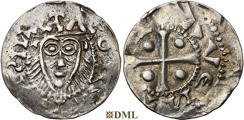 Денарий, Германия, Нижняя Лотарингия, Konrad II (1024-1039), м.д. Deventer, Ilisch 2000, 1.11