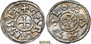 Денье, Каролинги, Charles le Chauve (840-877), м.д. Toulouse, Depeyrot 993B