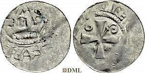 Денарий, Германия, Саксония, Anonymous bishop, м.д. Magdeburg, Dbg 1775