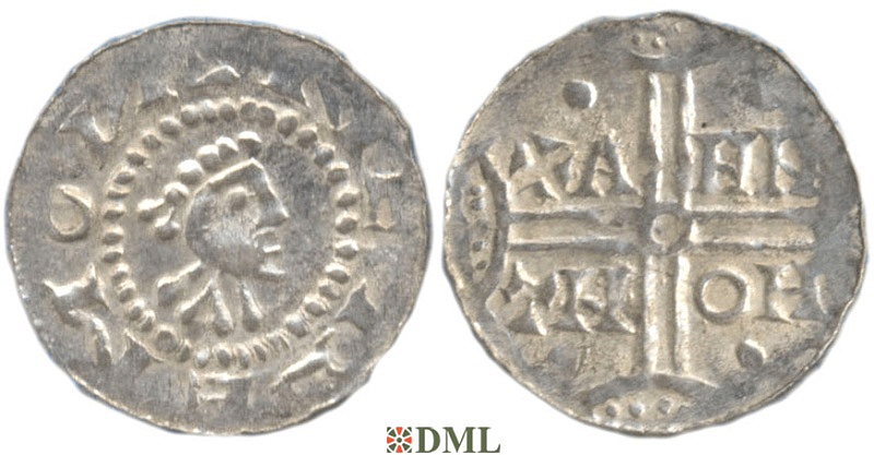Денарий, Германия, Нижняя Лотарингия, Gf. Hermann (1020-1051), м.д. Emden