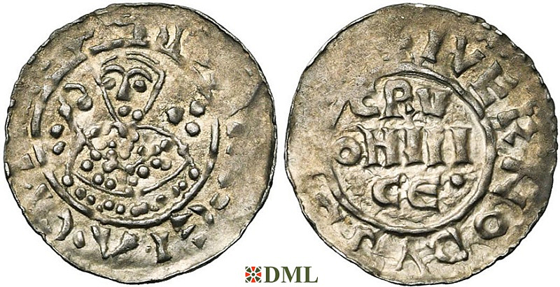 Денарий, Германия, Нижняя Лотарингия, Bernold (1040-1054), м.д. Groningen, Ilisch 2000 18.1