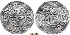 Денарий, Германия, Бавария, Dietmar II (1025-1041), м.д. Salzburg, Hahn 1976, 105a1.2