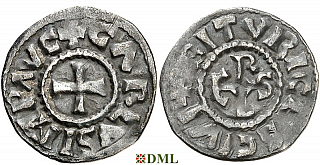 Денье, Каролинги, Charles le Chauve (840-877), м.д. Bourges, Depeyrot 198