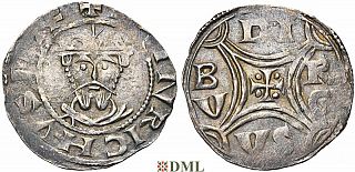Денарий, Германия, Нижняя Лотарингия, Heinrich III (1046-1056), м.д. Duisburg, Dbg. 317