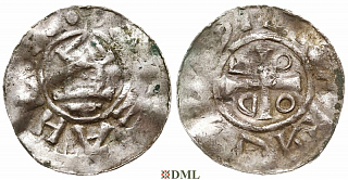 Денарий, Германия, Саксония, Нижняя Саксония, Otto III (983-1002), type OAP