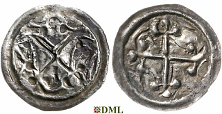 Денарий, Дания, Harald I (936-987), м.д. Hedeby, Hbg. 2
