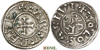 Денье, Каролинги, Charles le Chauve (840-877), м.д. Toulouse, Depeyrot 1002