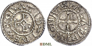 Денье, Каролинги, Charles le Chauve (840-877), м.д. Le Palais, Depeyrot 750