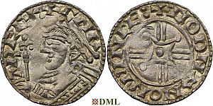 Денарий, Англия, Harthaknut (1035-1042), м.д. Winchester, монетарий Godman, North 799