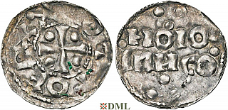 Денарий, Германия, Нижняя Лотарингия, Otto I (936-962), м.д. Huy, Ilisch 2014, 33.2