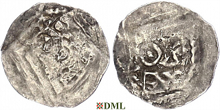 Обол, Германия, Швабия, Theoderich (1041-1055), м.д. Basel, Dbg. 1903