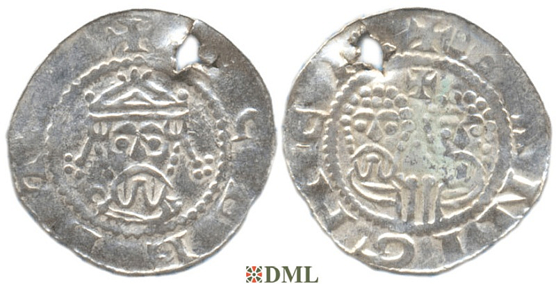 Денарий, Германия, Нижняя Лотарингия, Gf. Egbert II (1068-1090), м.д. Emnighem