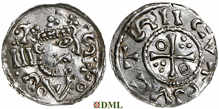 Денарий, Германия, Бавария, Heinrich II (1002-1024), м.д. Salzburg, Hahn 1976, 94D.4