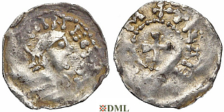 Денарий, Германия, Нижняя Лотарингия, Anonymous bishop, м.д. Maastricht, Ilisch 2014, 39.7