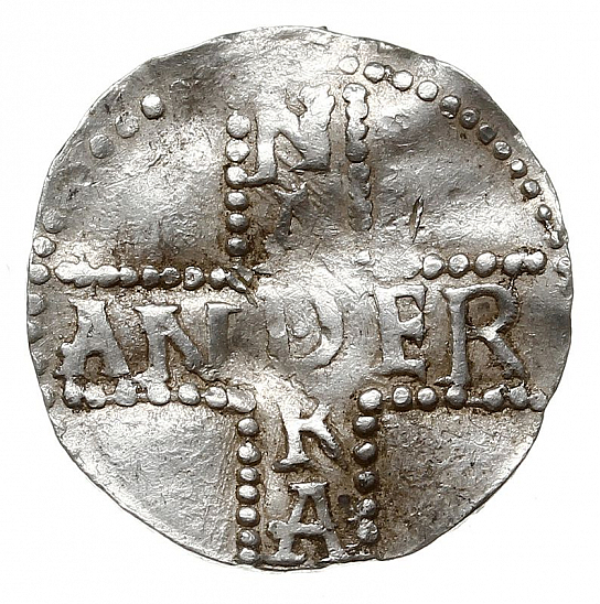Денарий, Германия, Верхняя Лотарингия, Dietrich I (984-1027), м.д. Andernach, Dbg. 441