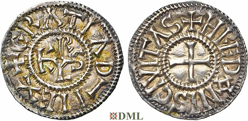 Денье, Каролинги, Charles le Chauve (840-877), м.д. Rennes, Depeyrot 856