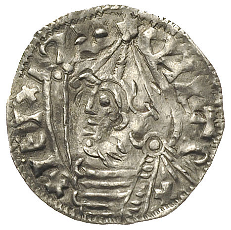 Денарий, Дания, Cnut (1018-1035), м.д. Lund?, 