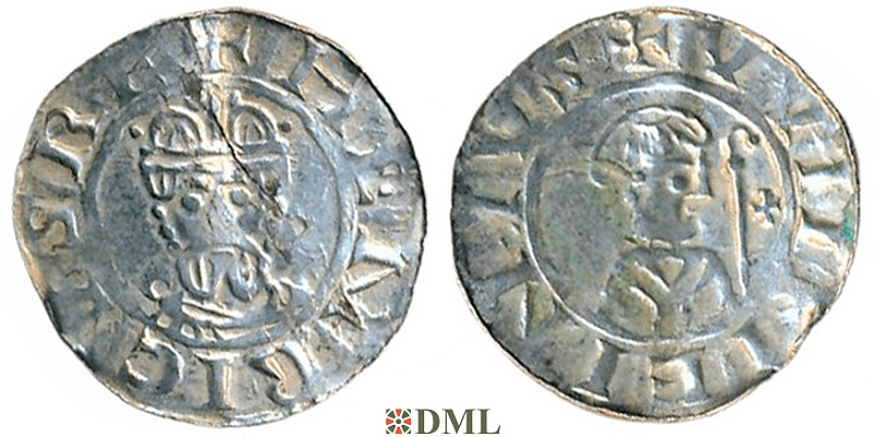 Денарий, Германия, Нижняя Лотарингия, B. Wilhelm (1054-1076), м.д. Groningen, Ilisch 2000 18.6