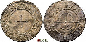Денарий, Дания, Hardeknut (1035-1042), м.д. Aalborg, Hbg. 39