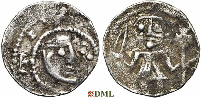 Денарий, Германия, Нижняя Лотарингия, Anonymous bishop, м.д. Maastricht, Ilisch 2014, 39.14