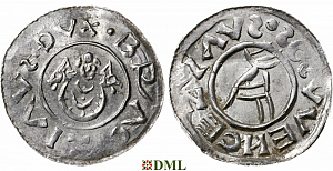 Денарий, Чехия, Břetislav I (1034-1055), Šmerda 1996, 151