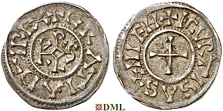 Денье, Каролинги, Charles le Chauve (840-877), м.д. Courgeon, Depeyrot 375