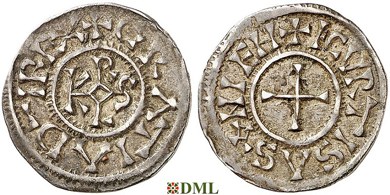 Денье, Каролинги, Charles le Chauve (840-877), м.д. Courgeon, Depeyrot 375