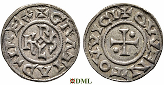 Денье, Каролинги, Charles le Chauve (840-877), м.д. Quentovic, Depeyrot 811