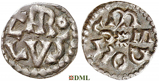 Денье, Каролинги, Charlemagne (768-814), м.д. Melle, Depeyrot 605