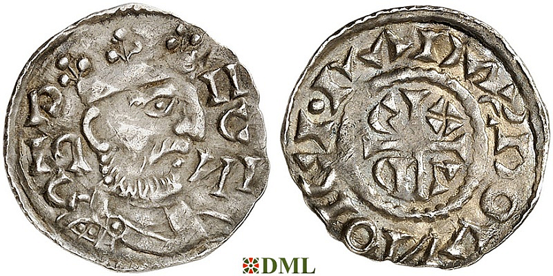Денарий, Германия, Бавария, Heinrich III (1039-1056), м.д. Regensburg, Hahn 1976, 38A