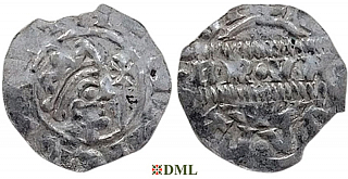 Денарий, Германия, Нижняя Лотарингия, Bruno III (1050-1057), м.д. Leeuwarden, Ilisch 2000, 21.14