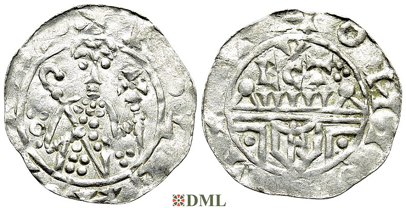 Денарий, Германия, Нижняя Лотарингия, B. Wilhelm (1054-1076), м.д. Utrecht, Ilisch 2000, 10.10