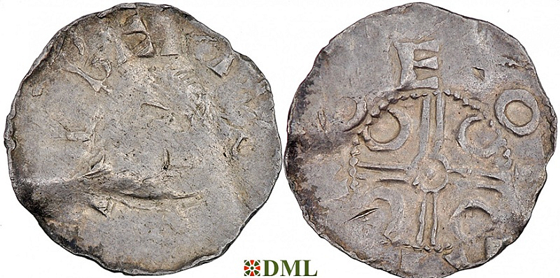 Денарий, Германия, Нижняя Лотарингия, Albert II (1031-1063), м.д. Dinant, Ilisch 2014, 30.7