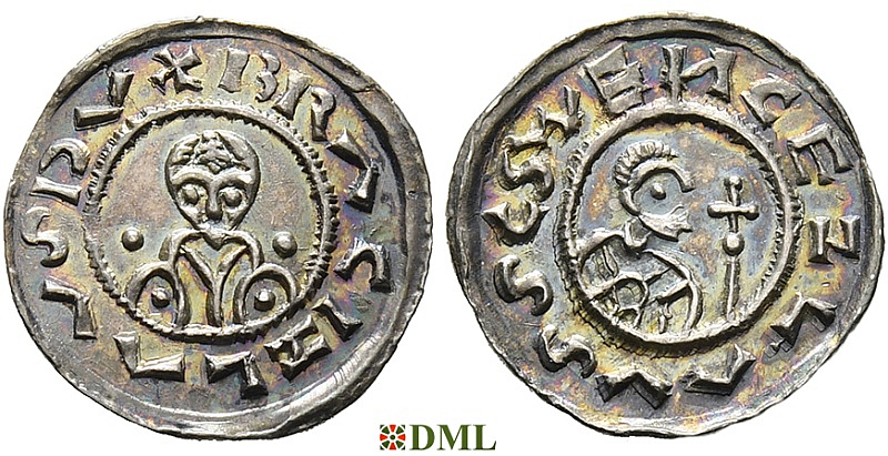 Денарий, Чехия, Богемия, Břetislav I (1037-1055), Šmerda 1996, 153
