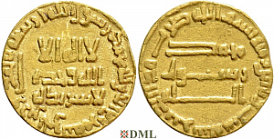 Динар, Аббасиды, халиф al-Saffah (750-754), м.д. Damascus
