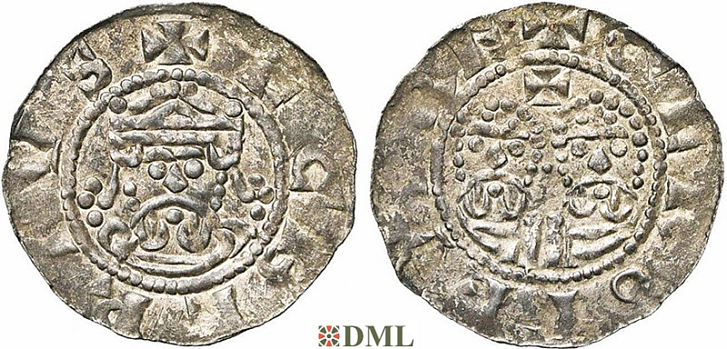 Денарий, Германия, Нижняя Лотарингия, Gf. Egbert II (1068-1090), м.д. Garrelsweer