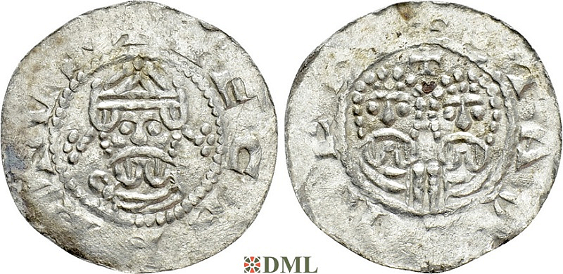 Денарий, Германия, Нижняя Лотарингия, Gf. Egbert II (1068-1090), м.д. Stavoren, Ilisch 2000, 22.1