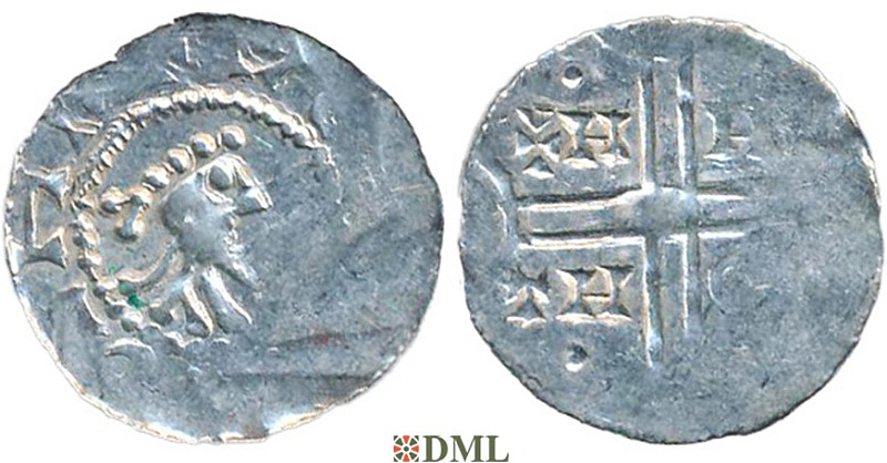 Денарий, Германия, Нижняя Лотарингия, Gf. Hermann (1020-1051), м.д. Emden
