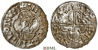 Денарий, Англия, Cnut (1016-1035), м.д. Winchester, монетарий Godman, North 781