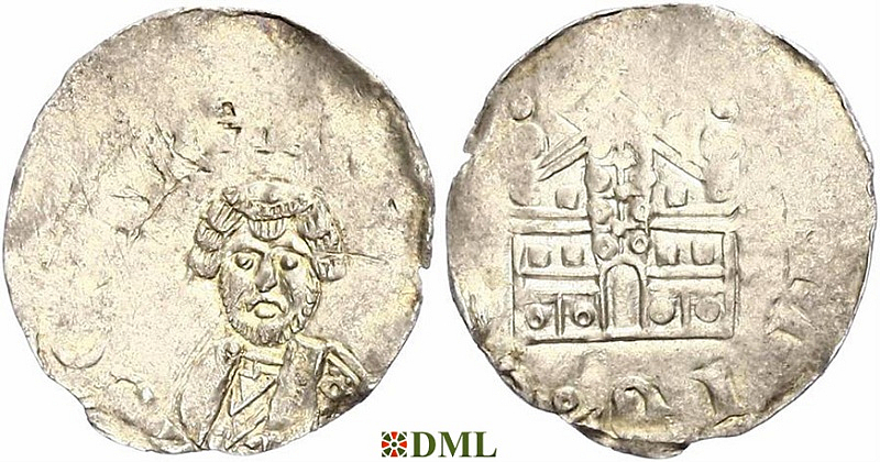 Денарий, Германия, Франкония, Konrad I (1056-1060), м.д. Speyer, Dbg. 839