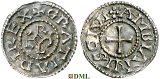 Денье, Каролинги, Charles II (843-877), м.д. Amiens