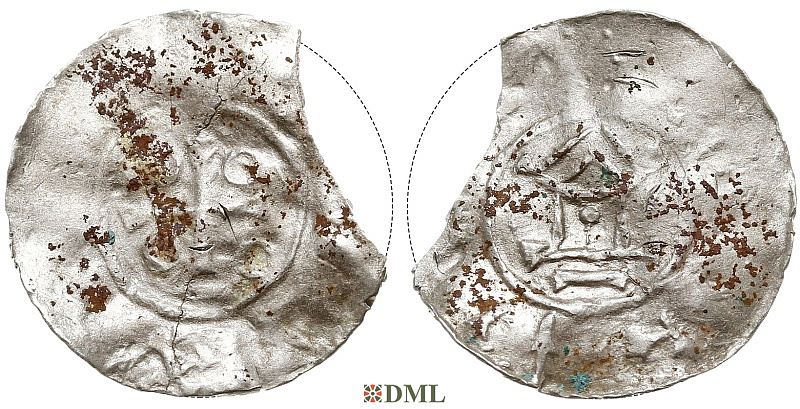 Денарий, Германия, Саксония, Нижняя Саксония, м.д. Goslar, type OAP