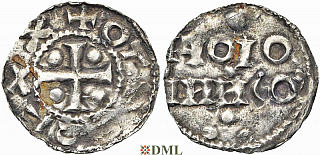 Денарий, Германия, Нижняя Лотарингия, Otto I (936-962), м.д. Huy, Ilisch 2014, 33.2