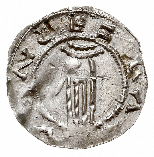 Денарий, Чехия, Богемия, Oldřich (1012-1034), м.д. Praga, Šmerda 132